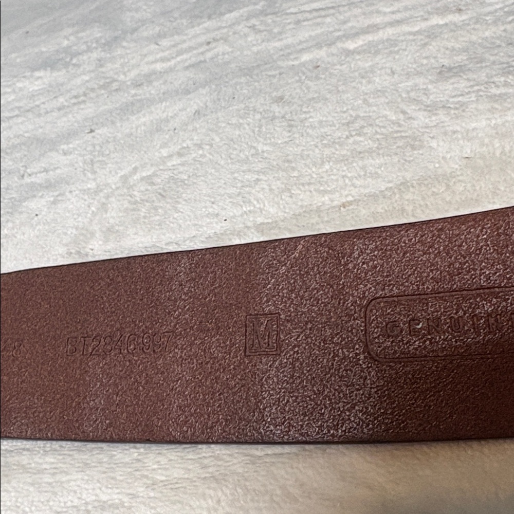 Vintage Fossil pastel & bright multicolor patchwork leather/suede belt Sz Medium - Picture 7 of 16